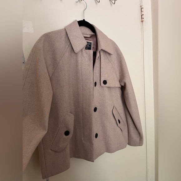 Abercrombie&Fitch Wool Blend Swing Coat - Picture 9 of 10